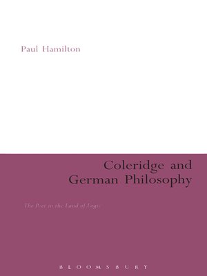 cover image of Coleridge and German Philosophy